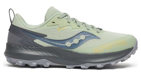 Chaussures trail saucony peregrine 14 gtx vert/gris femme