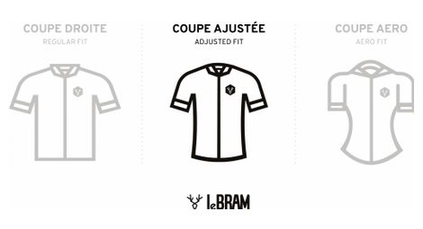 Maillot manches courtes femme lebram allos noir coupe ajustee