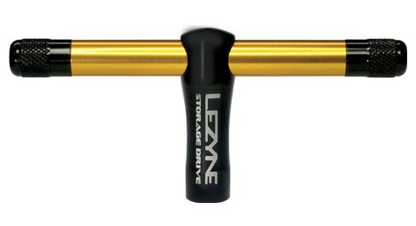 Cle amovible embouts lezyne t storage drive noir or