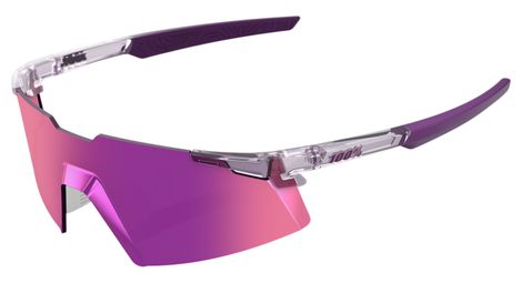 Gafas 100% A2 Aspire Tokyo Run translúcidas en color malva - Purple Mirror