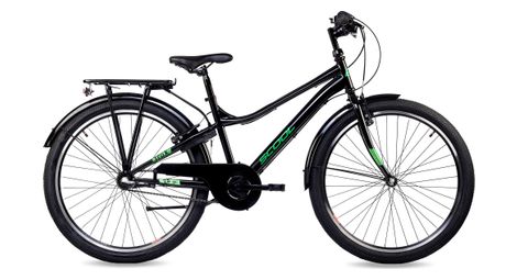 S’COOL troX, VTT enfant, 3 vitesses, Noir/Vert néon