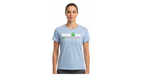 T-shirt manches courtes ironman vitoria bleu ciel femme