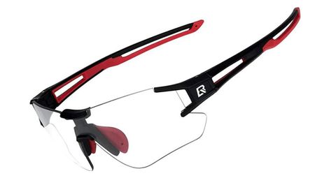 Lunettes photochromiques anti-uv400 - noir et rouge