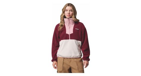 Columbia Damen-Fleece 1/2 Zip Sequoia Grove Weiß/Rot
