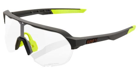 100% s2 soft grey goggles - photochromic