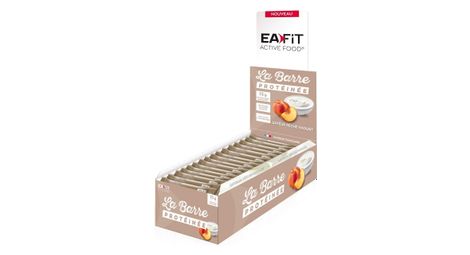 Eafit barre protéinée présentoir de 24 barres de 46g - pêche/yaourt
