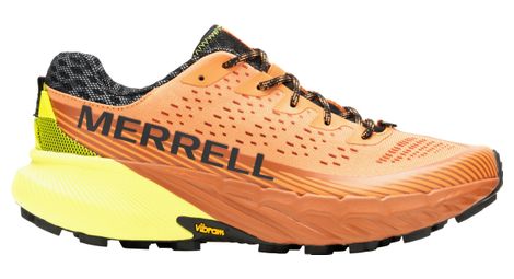 Merrell agility peak 5 scarpe da trail arancione/giallo