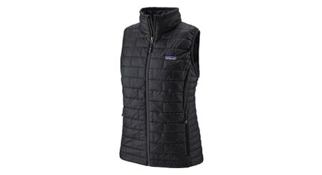 Damen Daunenjacke Patagonia Nano Puff Weste Schwarz