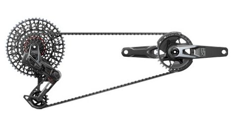 Grupo sram x0 t-type eagle axs dub wide 32 dents 12v guards noir (sans boitier) bielas 170 mm