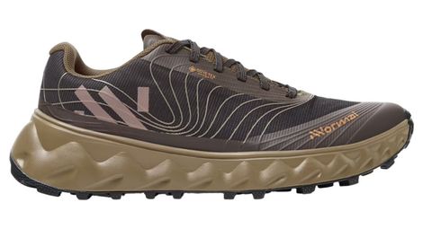 nnormal tomir 02 gtx trail running shoes brown black unisex