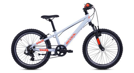 S’COOL Xroc pro, vélo enfant, 7 vitesses, Gris/Orange néon
