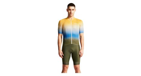 men s craft adv endur graphic multicolor short sleeve cycling jersey