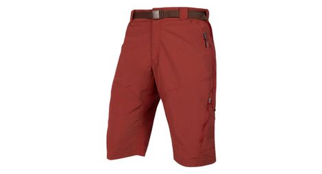 Short endura hummvee short with liner rouge homme