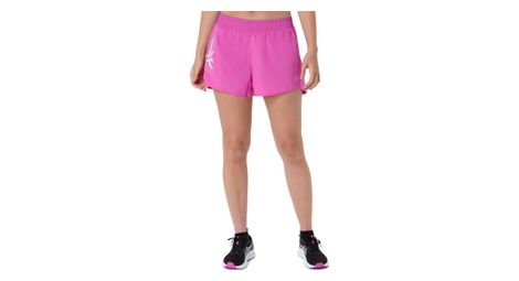 Short Asics Icon 4in Rose Femme