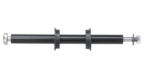 Axe traversant topeak yoke axle noir pour remorque 