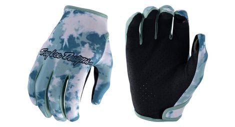 Troy lee designs flowline plot haze blue handschoenen