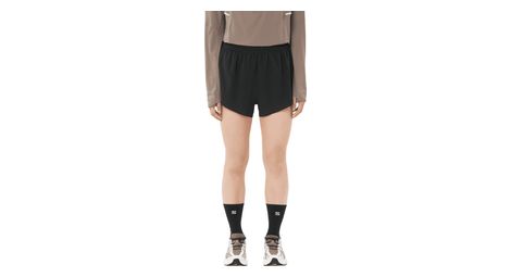 salomon sense aero 3in split shorts women s black