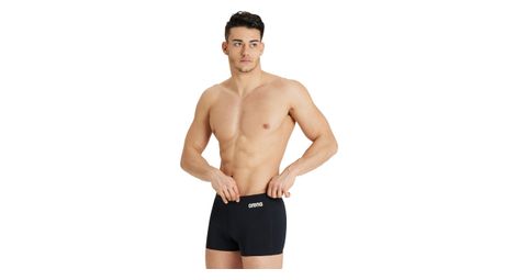 Costume da bagno arena team swim short solid nero bianco