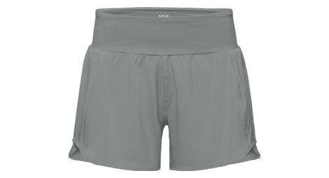 Short running gore wear r5 light femme gris clair