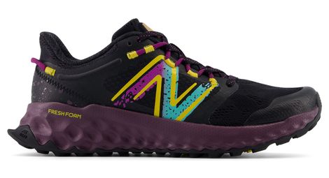 Chaussures trail new balance fresh foam garoé noir/multicolore femme