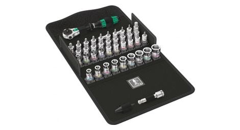 Wera - cliquet 8100 sa all-in zyklop speed 1/4  avec set d'embouts