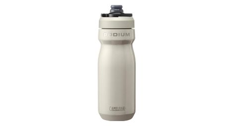Botella de agua camelbak podium de acero aislado de 0,5 l beige