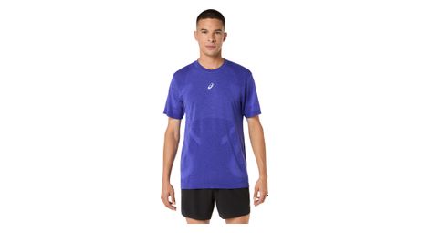 Maillot Manches Courtes Asics Road Seamless Violet Homme