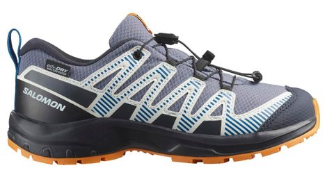 Chaussures Trail Salomon XA Pro V8 Waterproof Bleu Enfant