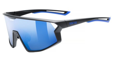 Uvex Skyryse Brille Schwarz/Blau verspiegelt