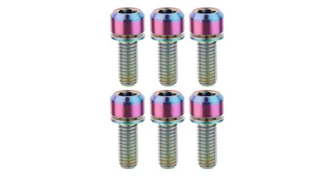 Kit de 6 Vis Titane pour Potence Title ST1/ST2 Oil Slick