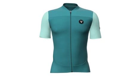 Maillot lebram ventoux uni manga corta menta