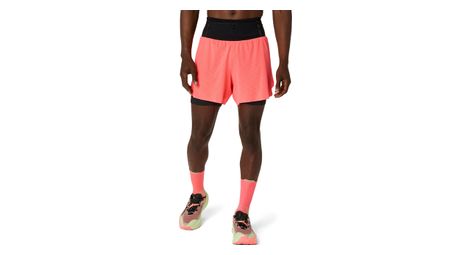 Asics Fujitrail Elite Shorts für Herren, rot