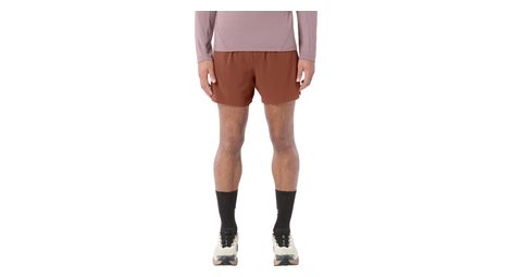salomon sense aero stow 5 inch shorts brown men s