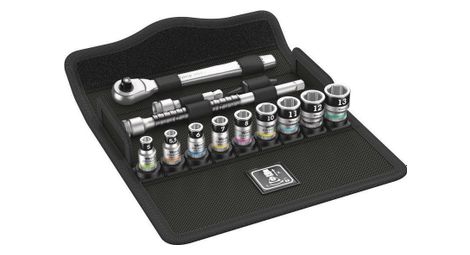 Wera-Jeu cliquet Zyklop Metal, à emmanchement 1/4 -8100 SA 12 H