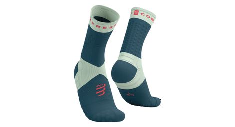 Chaussettes compressport ultra trail socks v2.0 bleu