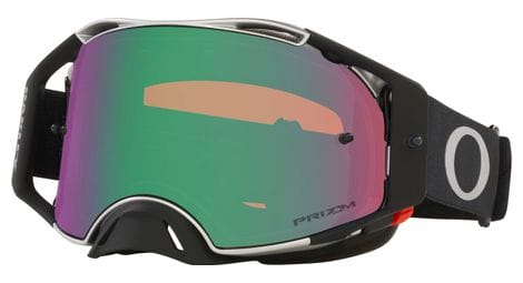 Oakley airbrake mx tuff blocks gunmetal black prizm mx jade iridium goggle / ref: oo7046-c1