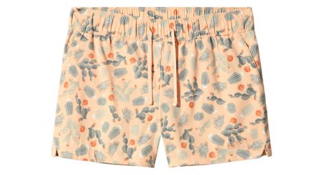 The north face bedruckte klassische v-shorts orange damen