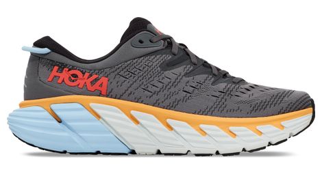 Chaussures Running Hoka Gaviota 4 Gris Orange