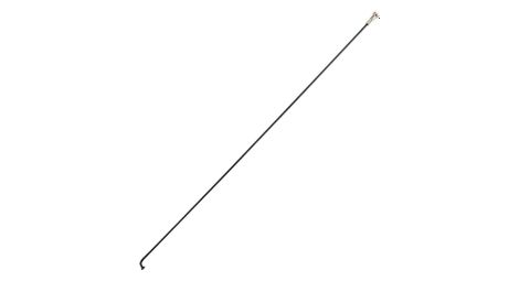 Rayon 2mm inox noir l296 avec ecrou(x1) mach1