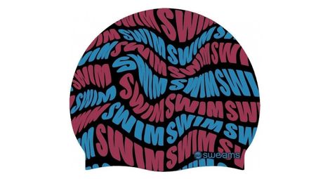 Bonnet sweams swim double blue pink