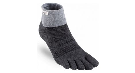 Chaussettes à orteils de running trail midweight mini-crew coolmax unisexe