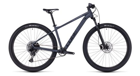Vtt semi-rigide cube acid sram nx eagle 12v 27.5'' gris pearl