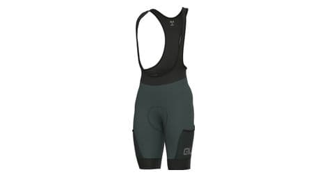 Alé stones cargo bib shorts grün