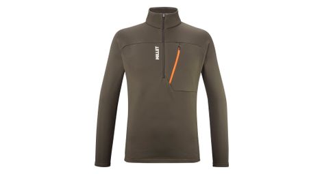 Forro polar mijo seneca 1/2 zip caqui