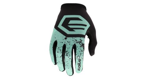 Gants evolve splatter menthe noir