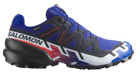 Zapatillas Trail Salomon Speedcross 6 GTX Equipe Azul/Rojo Unisex