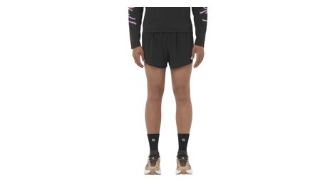 salomon sense aero 3in split shorts men s black