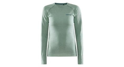 Maillot manches longues craft core dry active comfort vert femme