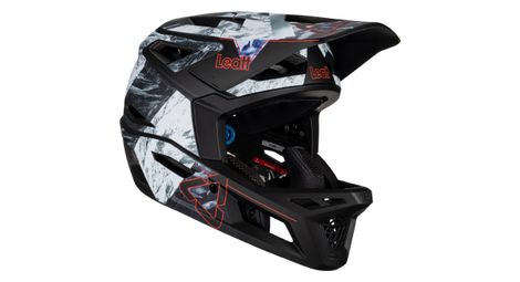 Casque intégral vtt leatt gravity 4.0 alpine noir/blanc