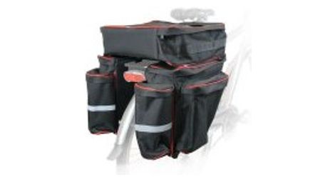 PAIRE SACOCHES PORTE BAGAGE + TOP SOUPLE NOIRE GRAN TURISMO